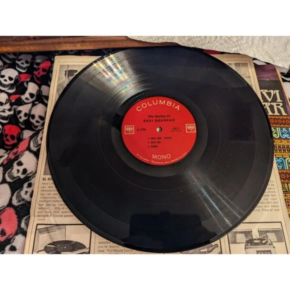 The Genius of Ravi Shankar columbia cl2760 vintage record album vinyl - Picture 3 of 4